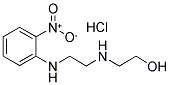 2-((2-[(2-NITROPHENYL)AMINO]ETHYL)AMINO)ETHANOL HYDROCHLORIDE Struktur