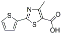 4-METHYL-2-(2-THIENYL)-1,3-THIAZOLE-5-CARBOXYLIC ACID Struktur