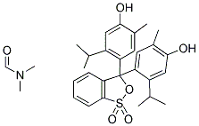 THYMOL BLUE DIMETHYLFORMAMIDE Struktur