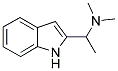 2-[1-(DIMETHYLAMINO)ETHYL]INDOLE Struktur