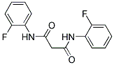 N,N'-BIS-(2-FLUORO-PHENYL)-MALONAMIDE Struktur