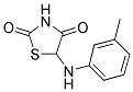 5-[(3-METHYLPHENYL)AMINO]-1,3-THIAZOLIDINE-2,4-DIONE Struktur