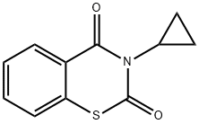 3-CYCLOPROPYL-2H-1,3-BENZOTHIAZINE-2,4(3H)-DIONE Struktur