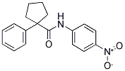 N-(4-NITROPHENYL)(PHENYLCYCLOPENTYL)FORMAMIDE Struktur