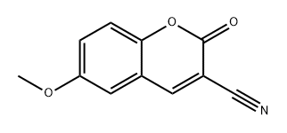 3-CYANO-6-METHOXYCOUMARIN Struktur