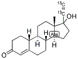 NORETHINDRONE (ETHYNYL-13C2) Struktur