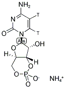 CYTIDINE 3',5'-CYCLIC PHOSPHATE, AMMONIUM SALT, [5,6-3H]- Struktur