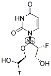 2'-FLUORO-2'DEOXYURIDINE, [5'-3H] Struktur