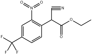 ETHYL ALPHA-CYANO-2-NITRO-4-(TRIFLUOROMETHYL)PHENYLACETATE