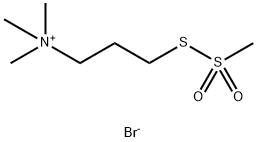 [3-(TRIMETHYLAMMONIUM)PROPYL] METHANETHIOSULFONATE BROMIDE Struktur