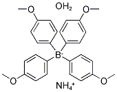 AMMONIUM TETRAKIS(4-METHOXYPHENYL)BORATE HYDRATE Struktur