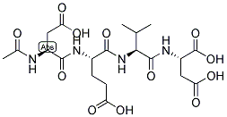 AC-ASP-GLU-VAL-ASP-OH Struktur