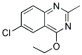 6-CHLORO-4-ETHOXY-2-METHYLQUINAZOLINE Struktur