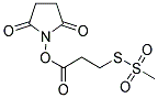 N-SUCCINIMIDYLOXYCARBONYLETHYL METHANETHIOSULFONATE Struktur