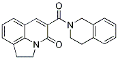 1,2-DIHYDRO-5-[(1,2,3,4-TETRAHYDRO-ISOQUINOLIN-2-YL)CARBONYL]PYRROLO[3,2,1-IJ]QUINOLIN-4-ONE Struktur