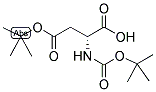 BOC-D-ASP(OTBU)-OH Structure