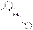 (6-METHYL-PYRIDIN-2-YLMETHYL)-(2-PYRROLIDIN-1-YL-ETHYL)-AMINE Struktur