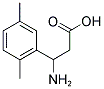 3-(2,5-DIMETHYLPHENYL)-BETA-ALANINE Struktur