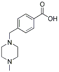 4-(4-METHYLPIPERAZINOMETHYL)BENZOIC ACID Struktur