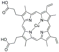 COPPER(II) PROTOPORPHYRIN IX Struktur