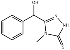 (5-MERCAPTO-4-METHYL-4H-[1,2,4]TRIAZOL-3-YL)-PHENYL-METHANOL Struktur