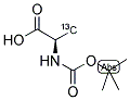 BOC-D-ALA-OH-3-13C Struktur