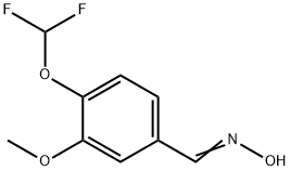 4-DIFLUOROMETHOXY-3-METHOXY-BENZALDEHYDE OXIME Struktur