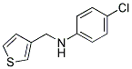 4-CHLORO-N-(THIEN-3-YLMETHYL)ANILINE Struktur