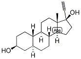 5-ALPHA-ESTRAN-17-ALPHA-ETHYNYL-3-BETA, 17-BETA-DIOL Struktur