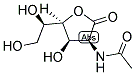 2-ACETAMIDO-2-DEOXY-D-MANNONO-1,4-LACTONE Struktur