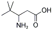 3-AMINO-4,4-DIMETHYL-PENTANOIC ACID Struktur