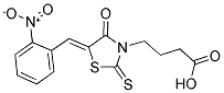 4-[(5Z)-5-(2-NITROBENZYLIDENE)-4-OXO-2-THIOXO-1,3-THIAZOLIDIN-3-YL]BUTANOIC ACID