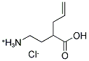 2-(2'-AMINOETHYL)-PENT-4-ENOIC ACID HYDROCHLORIDE Struktur