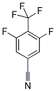 3,5-DIFLUORO-4-(TRIFLUOROMETHYL)BENZONITRILE Struktur