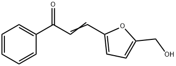 3-(5-HYDROXYMETHYL-FURAN-2-YL)-1-PHENYL-PROPENONE Struktur