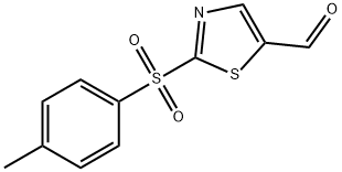 2-[(4-METHYLPHENYL)SULFONYL]-1,3-THIAZOLE-5-CARBALDEHYDE Struktur