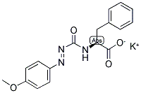 N-(4-METHOXYPHENYLAZOFORMYL)-PHE-OH POTASSIUM SALT Struktur