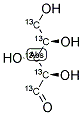 D-RIBOSE (U-13C5) Struktur