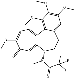 N-TRIFLUOROACETYL-N-METHYL-DEACETYLCOLCHICINE Struktur