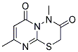 4,8-DIMETHYL-2H,6H-PYRIMIDO[2,1-B][1,3,4]THIADIAZINE-3,6(4H)-DIONE Struktur