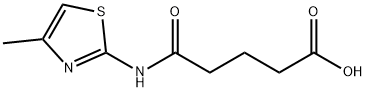 5-[(4-METHYL-1,3-THIAZOL-2-YL)AMINO]-5-OXOPENTANOIC ACID Struktur