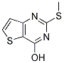 2-(METHYLSULFANYL)THIENO[3,2-D]PYRIMIDIN-4-OL Struktur