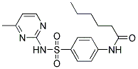 N-(4-(((4-METHYLPYRIMIDIN-2-YL)AMINO)SULFONYL)PHENYL)HEXANAMIDE Struktur