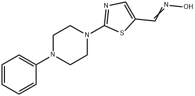 2-(4-PHENYLPIPERAZINO)-1,3-THIAZOLE-5-CARBALDEHYDE OXIME Struktur