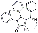 6-(2-FLUOROPHENYL)-5,7-DIPHENYL-2,3,6,7-TETRAHYDROPYRROLO[3,4-E][1,4]DIAZEPIN-8(1H)-ONE Struktur