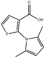 2-(2,5-DIMETHYL-1H-PYRROL-1-YL)-3-THIOPHENECARBOXYLIC ACID Struktur