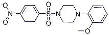 1-((4-(2-METHOXYPHENYL)PIPERAZINYL)SULFONYL)-4-NITROBENZENE Struktur