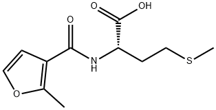 2-[(2-METHYL-FURAN-3-CARBONYL)-AMINO]-4-METHYLSULFANYL-BUTYRIC ACID Struktur