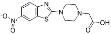 [4-(6-NITRO-1,3-BENZOTHIAZOL-2-YL)PIPERAZIN-1-YL]ACETIC ACID Struktur