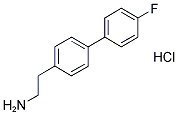 2-[4-(4-FLUOROPHENYL)PHENYL]ETHYLAMINE HYDROCHLORIDE Struktur